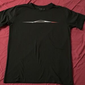 Tesla Black Short Sleeve Tee with Graphic